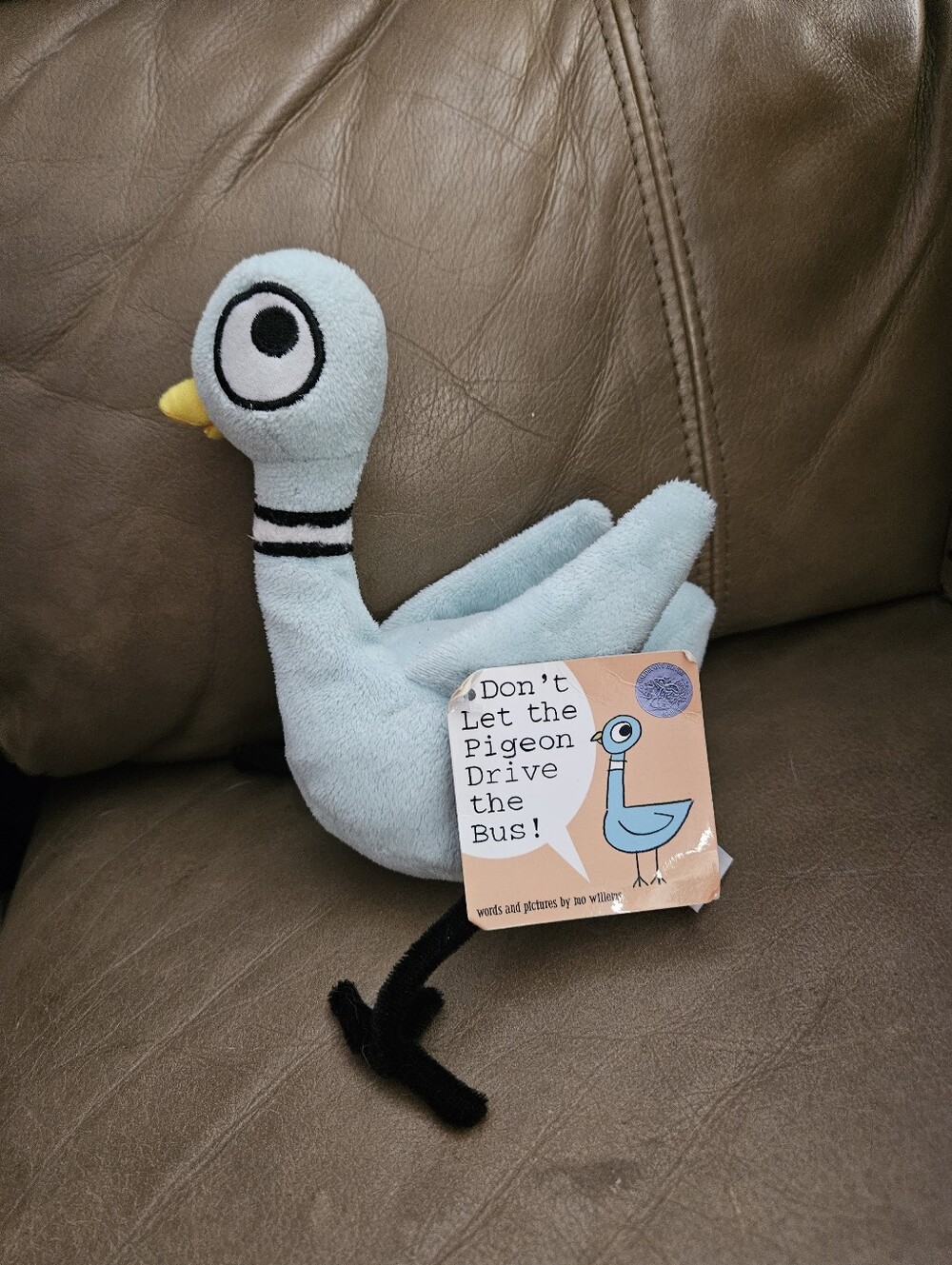 Mo Willems - Don't Let the Pigeon Plush Toy - Light Blue